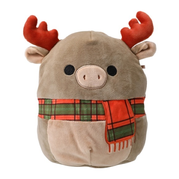 Squishmallow Patterson the Moose in Scarf 7” - Picture 3 of 5